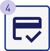 icono de tarjeta de crédito o débito