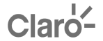 logo de claro en blanco y negro